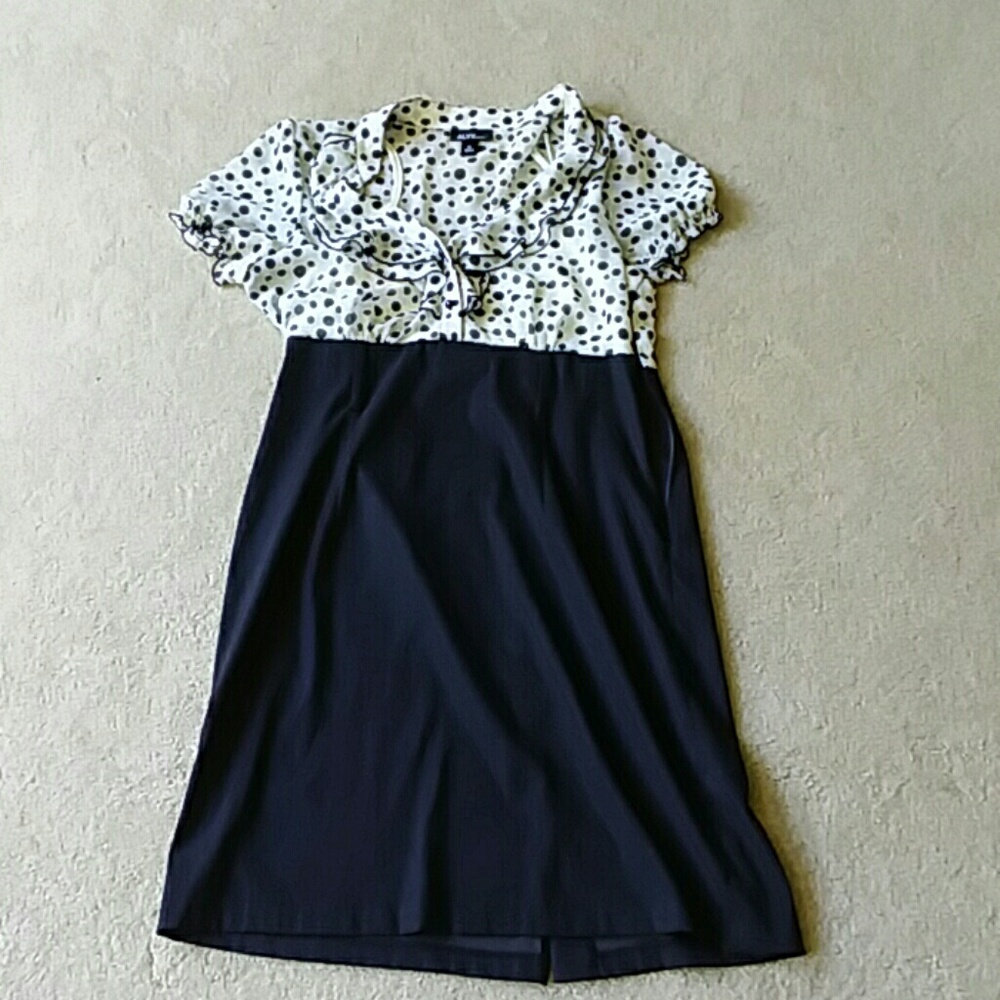 Midi Black and whit dress